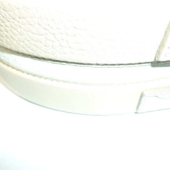 BURBERRY Leather Wide Double Buckle Belt  Size 32